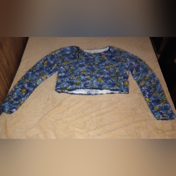 NWT Anthropologie Pilcro Cropped Eyelash Sweater Size XS - Picture 8 of 14